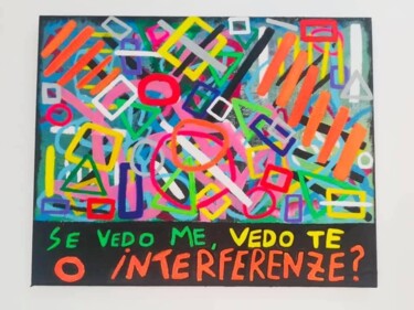 Pintura intitulada "Se vedo me,vedo te…" por Marco Zautzik, Obras de arte originais, Acrílico