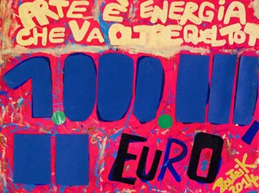 Tekening getiteld "Un milione di Euro…" door Marco Zautzik, Origineel Kunstwerk, Acryl