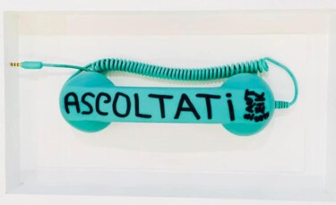 拼贴 标题为“Ascoltati” 由Marco Zautzik, 原创艺术品, 拼贴