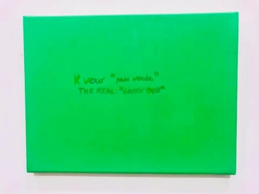 Malarstwo zatytułowany „Il vero green pass” autorstwa Marco Zautzik, Oryginalna praca, Akryl