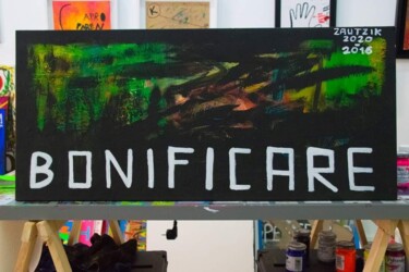 Painting titled "Bonificare" by Marco Zautzik, Original Artwork, Acrylic