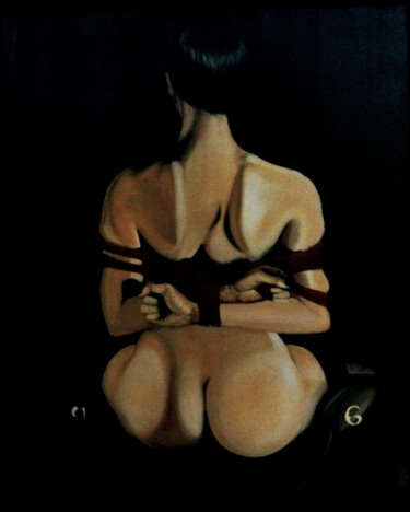 Pittura intitolato "Era prigioniera" da Marco Boscani, Opera d'arte originale, Acrilico