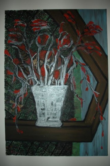 Painting titled "metal pot" by Marcio, Original Artwork