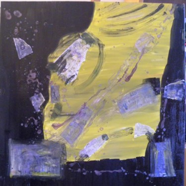 Painting titled "Neutrino man" by Marcio, Original Artwork