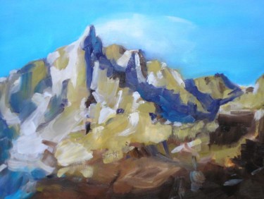 Peinture intitulée "Les Alpes  2004" par Marcoh, Œuvre d'art originale