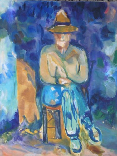 Painting titled "Le Jardinier de CEZ…" by Marcoh, Original Artwork