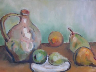 Painting titled "NATURE  MORTE" by Marcoh, Original Artwork
