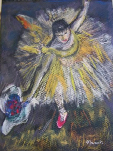 Drawing titled "danseuse Opera" by Marcoh, Original Artwork