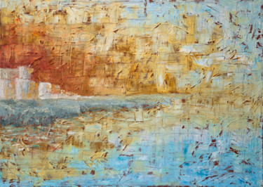 Pittura intitolato "The dawn of May" da Marco Lazzarini, Opera d'arte originale, Olio