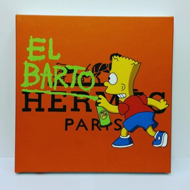 Pintura intitulada "I'm El Barto" por Marco Lazzeri, Obras de arte originais, Acrílico