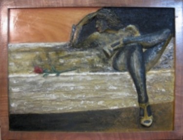 Pittura intitolato "Pensiero" da Marco Mazzurana, Opera d'arte originale, Olio
