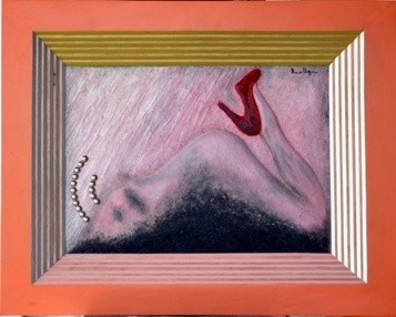 Pittura intitolato "Monili" da Marco Mazzurana, Opera d'arte originale, Olio
