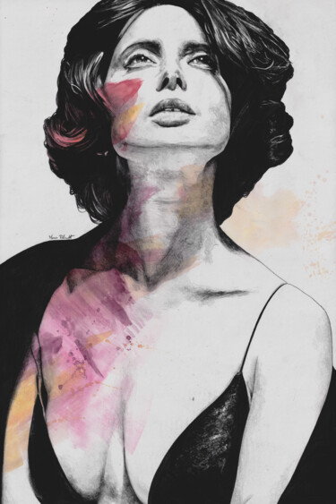 Isabella Drawing titled "Isabella" by Marco Paludet, Original Art, Graphite
