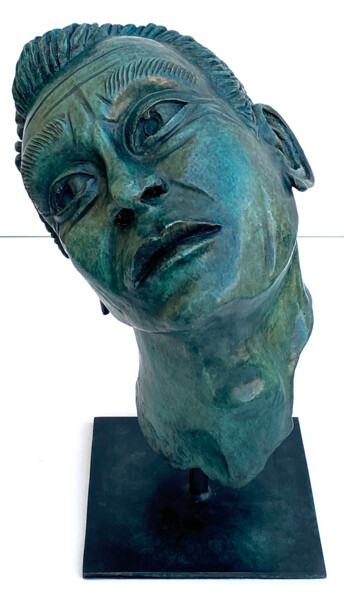 Escultura intitulada "Le Rêveur 1/8" por Marcos De Oliveira Sousa, Obras de arte originais, Bronze