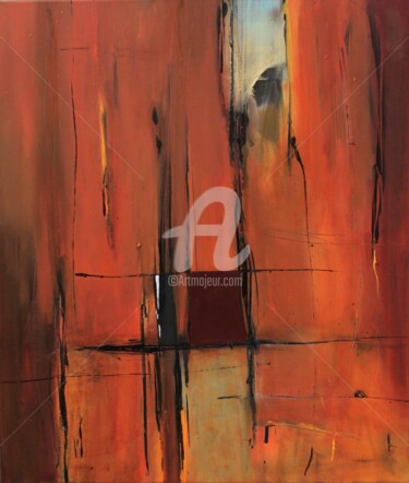 Painting titled "A TEMPERATURA DO NO…" by Marcos Marinheiro, Original Artwork