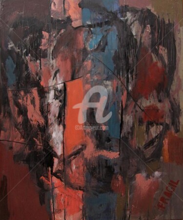 Pintura intitulada "FRÁGIL, 2012 - óleo…" por Marcos Marinheiro, Obras de arte originais