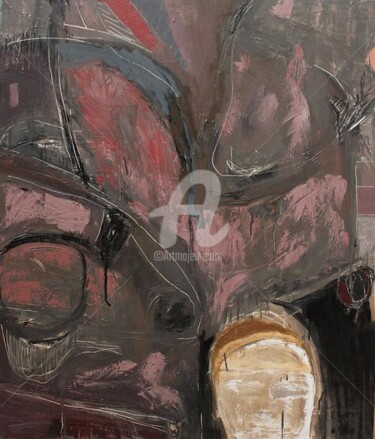 Pintura intitulada "NIGHTMARE, 2012 - ó…" por Marcos Marinheiro, Obras de arte originais