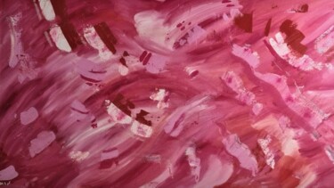 Pittura intitolato "rosa do deserto" da Marcos Z N, Opera d'arte originale, Acrilico