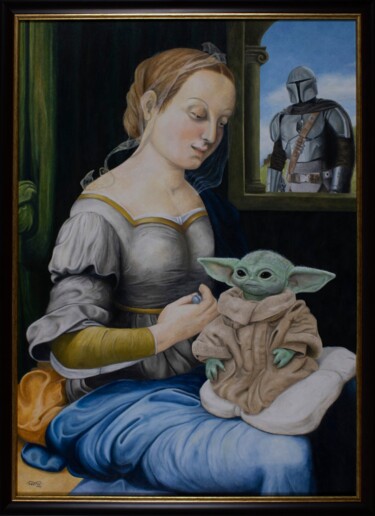 Madonna with The Child "Madonna with The Ch…" başlıklı Tablo Marco Santos tarafından, Orijinal sanat, Petrol