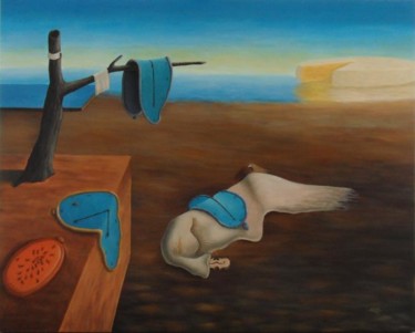 Ζωγραφική με τίτλο "Deciphering the per…" από Marco Santos, Αυθεντικά έργα τέχνης, Ακρυλικό Τοποθετήθηκε στο Ξύλινο φορείο σ…