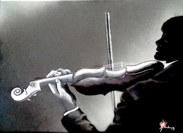 Pintura titulada "Maestro" por Marc Parmentier, Obra de arte original, Acrílico Montado en Bastidor de camilla de madera
