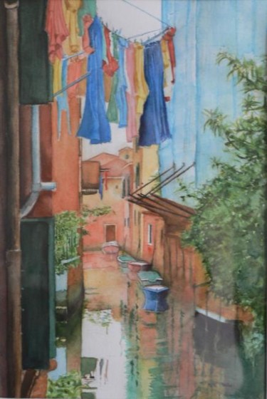 Peinture intitulée "Venise 1" par Marc Rabal, Œuvre d'art originale