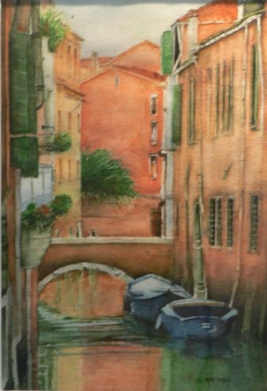 Peinture intitulée "Venise 2" par Marc Rabal, Œuvre d'art originale