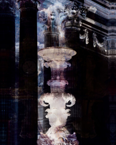 Digitale Kunst mit dem Titel "Panthéon Mot. N° 1…" von Marcus Kupferschmidt (ROBN2KOOL), Original-Kunstwerk, Fotomontage