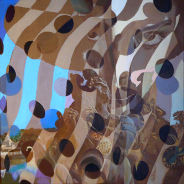 Картина под названием "D´PONG SERIE / PLAC…" - Marcus Kupferschmidt (ROBN2KOOL), Подлинное произведение искусства, Акрил Уст…