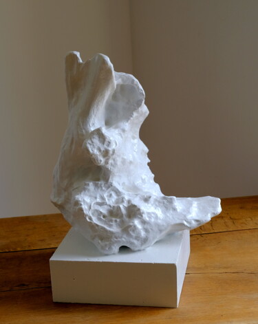 Sculpture intitulée "OUTREBLANCS 2022" par Nestor, Œuvre d'art originale, Bois