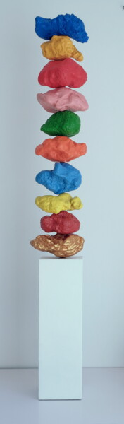 Sculpture intitulée "Chimère" par Nestor, Œuvre d'art originale, Bois