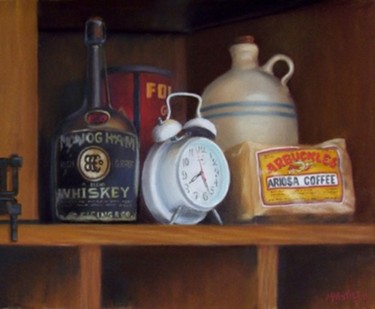 Painting titled "Camp Cupboard Essen…" by Marcus Moller, Original Artwork