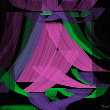 Digital Arts titled "Voiles" by Tyn, Original Artwork, Digital Painting