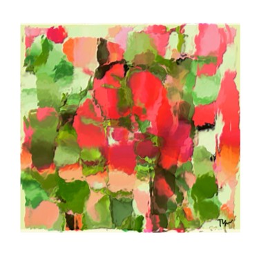 Digital Arts titled "Tomate, pastèque et…" by Tyn, Original Artwork, Digital Painting