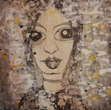 Картина под названием "Girl 3" - Maresma, Подлинное произведение искусства, Акрил