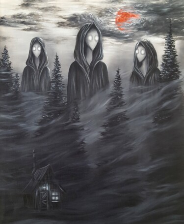绘画 标题为“Nightmare” 由Maretta Elsalieva, 原创艺术品, 油