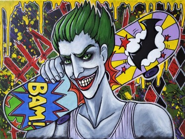 Painting titled "Joker" by Maretta Elsalieva, Original Artwork, Acrylic