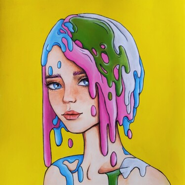 "Bright Girl" başlıklı Tablo Maretta Elsalieva tarafından, Orijinal sanat, Akrilik