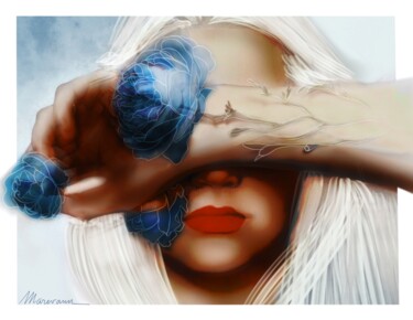 Digital Arts titled "Veines" by Marevann, Original Artwork, Digital Painting