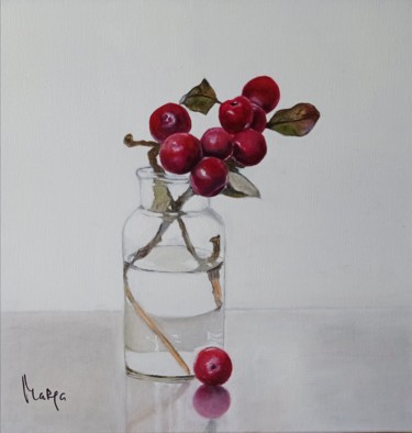 Pintura titulada "little apples" por Marga Aldaburu, Obra de arte original, Oleo