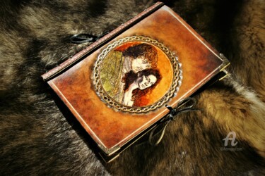 Artisanat intitulée "journal intime carn…" par Margaery, Œuvre d'art originale