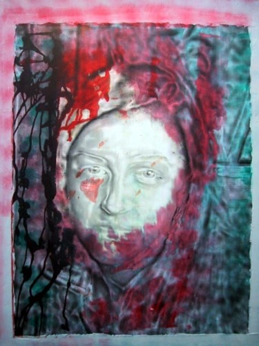 Pintura titulada "llanto por mi" por Margarita, Obra de arte original, Oleo