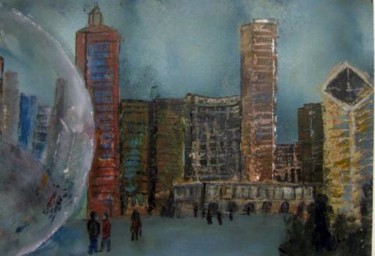 Pintura titulada "chicago" por Margarita, Obra de arte original