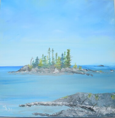 Painting titled "Deadmans Cove II La…" by Margaret Allen, Original Artwork, Acrylic