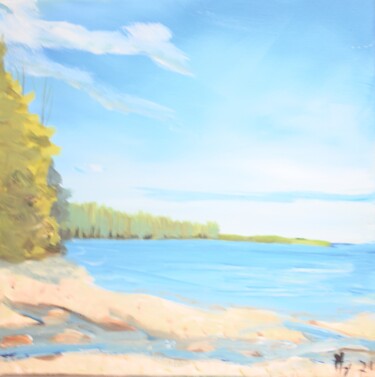 Peinture intitulée "Alona Bay-Lake Supe…" par Margaret Allen, Œuvre d'art originale, Acrylique