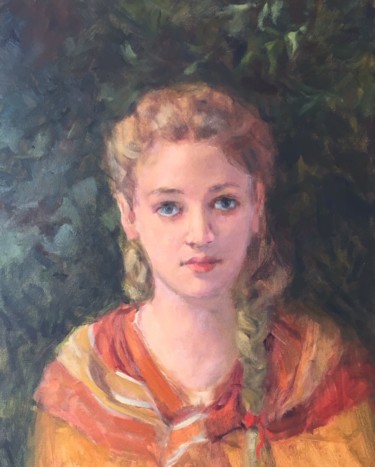 Painting titled "My take on a Bougue…" by Margaret Aycock, Original Artwork, Oil