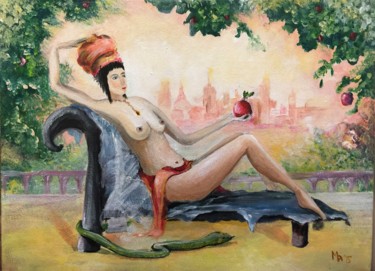 Peinture intitulée "Eve" par Margarita Ado, Œuvre d'art originale, Acrylique