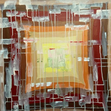Painting titled "Curtains_abstract p…" by Margarita Ado, Original Artwork, Acrylic
