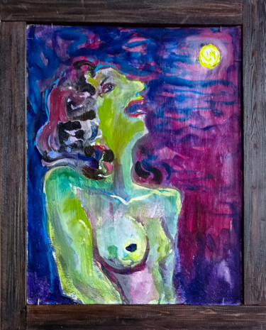 Картина под названием "№1 (from the series…" - Margarita Dyushko, Подлинное произведение искусства, Акрил Установлен на Дере…