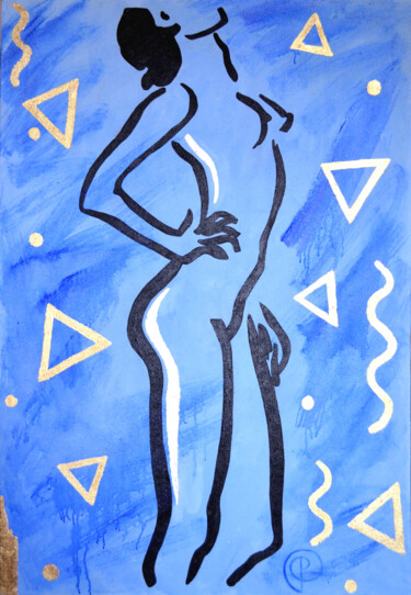 Peinture intitulée "Torso 4" par Margarita Felis, Œuvre d'art originale, Acrylique